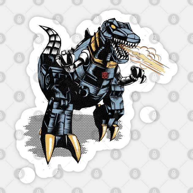 Grimlock Sticker by Little Bad Wren 